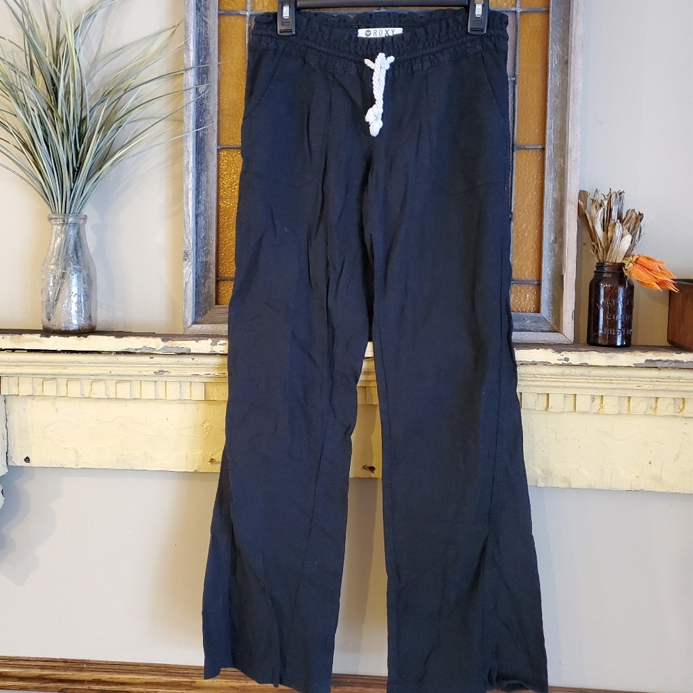 Roxy Linen Beach Pants - Size Small